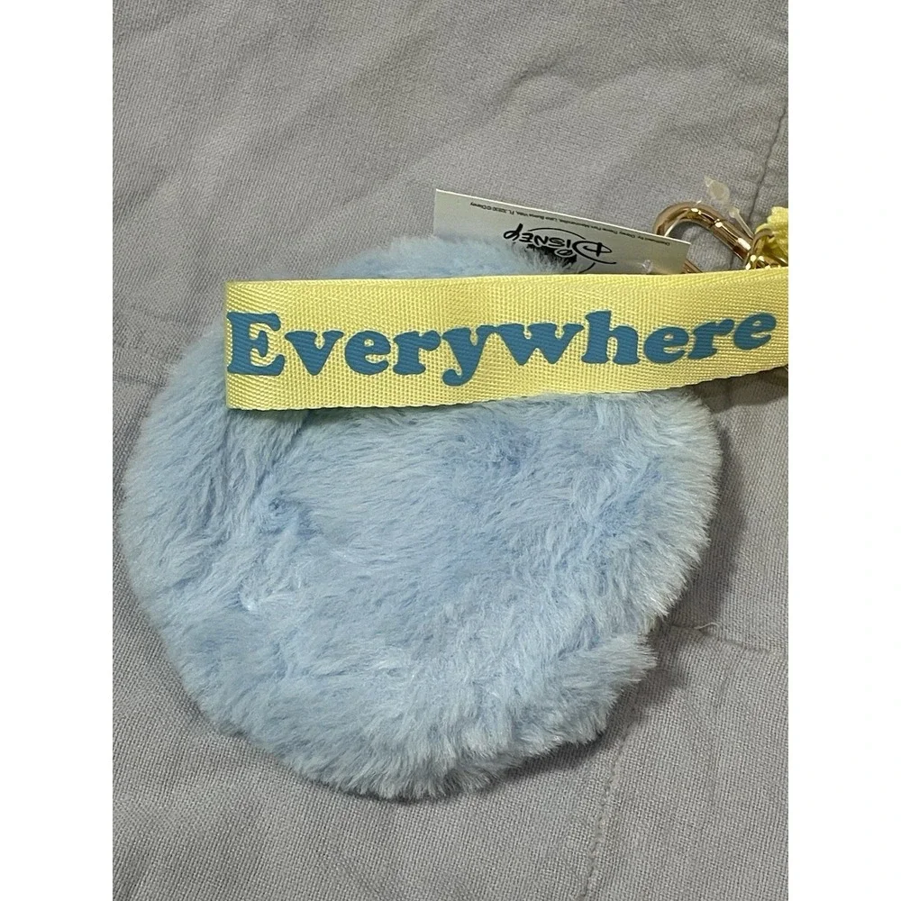 NEW Disney Parks Pixar Inside Out 2 Joy Plush Keychain Bag Charm‎ Wristlet
